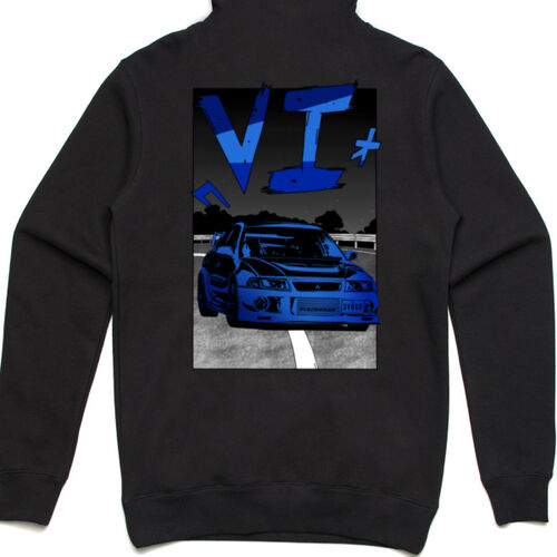 EVO VI BLUE HOODIE Thumbnail